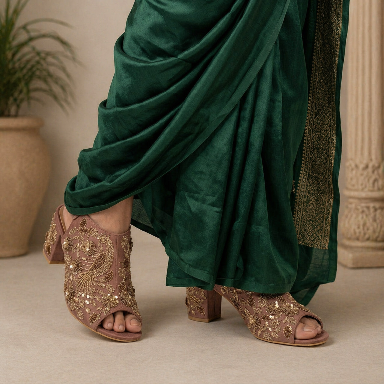 THE ZARI PEACOCK